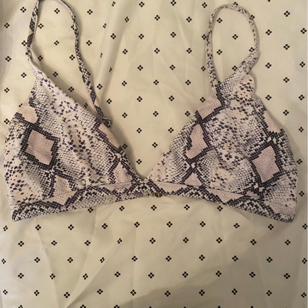 Snakeskin bikini
